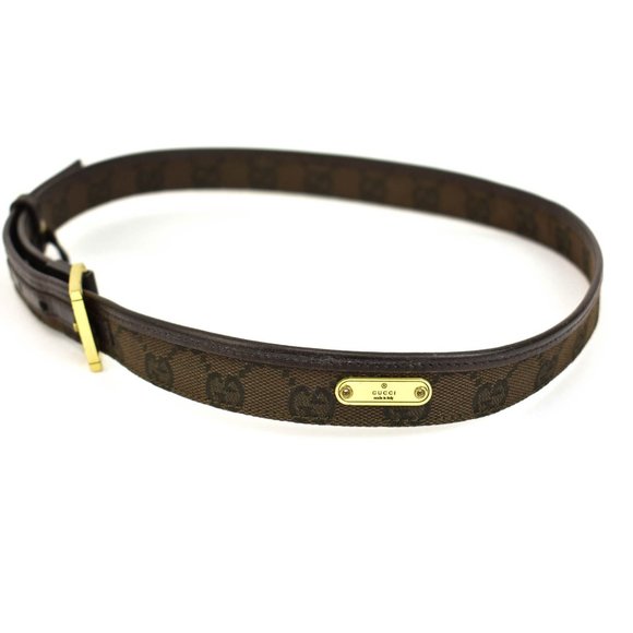 GUCCI: Dark Brown, Leather & \